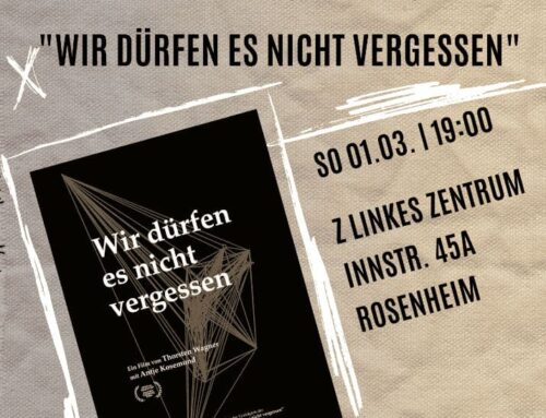 So 01.03.26: Dokumentarfilm & Zeitzeuginnengespräch mit Antje Kosemund und Regisseur Thorsten Wagner im Rosenheimer Z